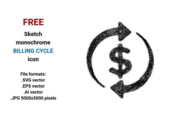 FREE Sketch Billing Cycle Icon: A Versatile Resource for Designers and Developers