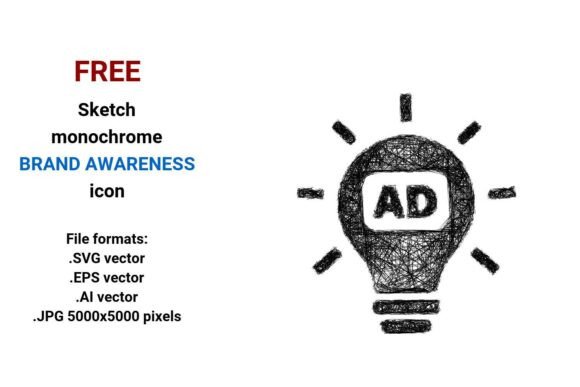 FREE Sketch Brand Awareness Icon: A Powerful Tool for Modern Branding