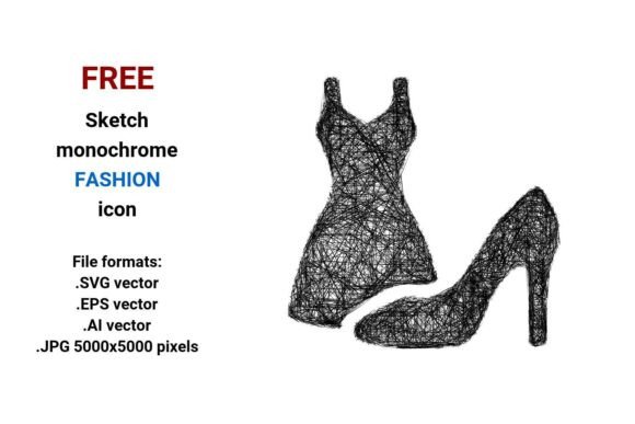 FREE Sketch Fashion Icon
