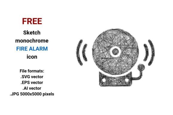 FREE Sketch Fire Alarm Icon: A Versatile Tool for Designers and Developers