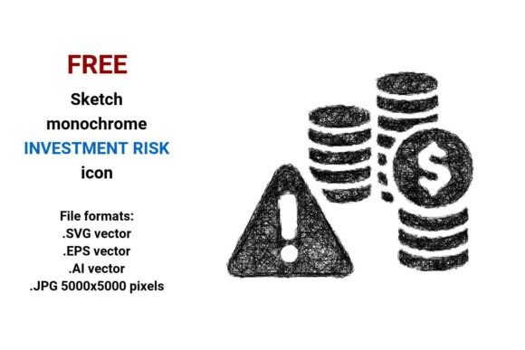 Free Sketch Investment Risk Icon