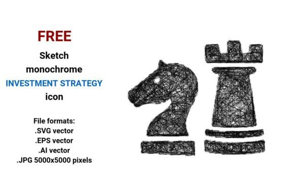 FREE Sketch Investment Strategy Icon: A Versatile Tool for Finance and Design