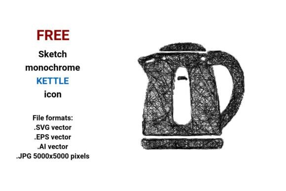 Free Sketch Kettle Icon