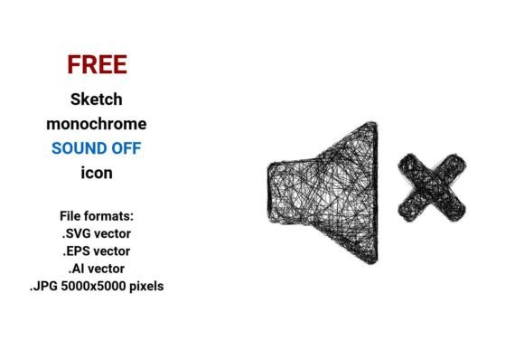 Free Sketch Sound Off Icon