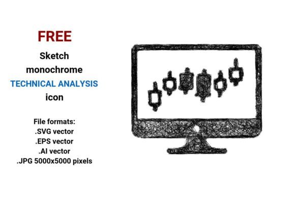 Free Sketch Technical Analysis Icon