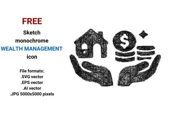 Free Sketch Wealth Management Icon