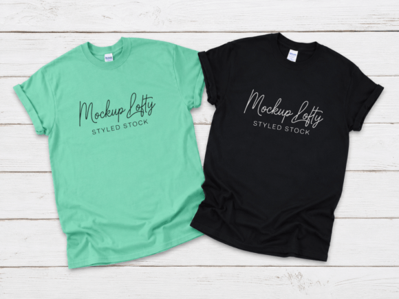 Gildan 5000 Group Flat Lay Shirt Mockup: A Professional Tool for Designers and Brands