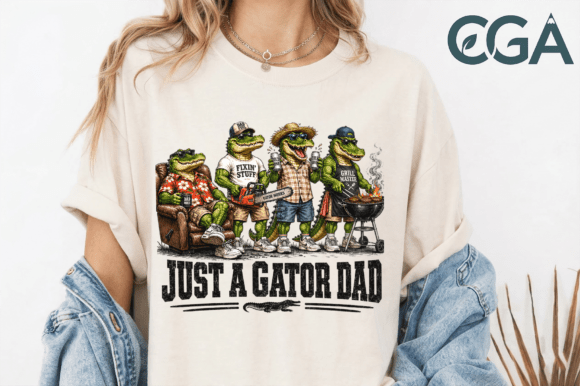 Grill Master Gator PNG
