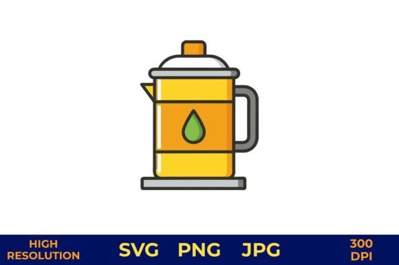 Industrial Oil Can Vector Icon