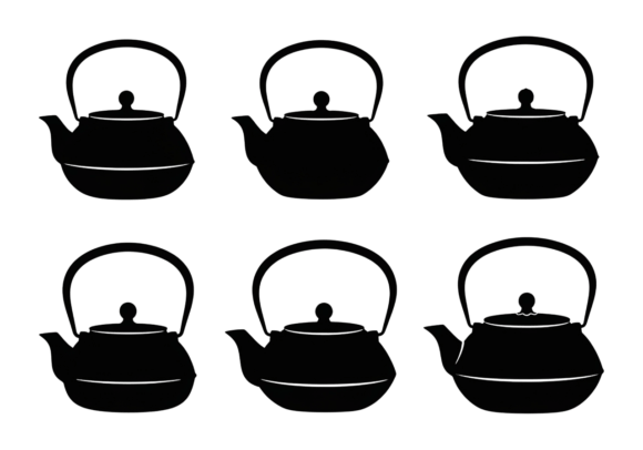 Japanese Tea Kettle Silhouette SVG: A Versatile Tool for Creative Projects