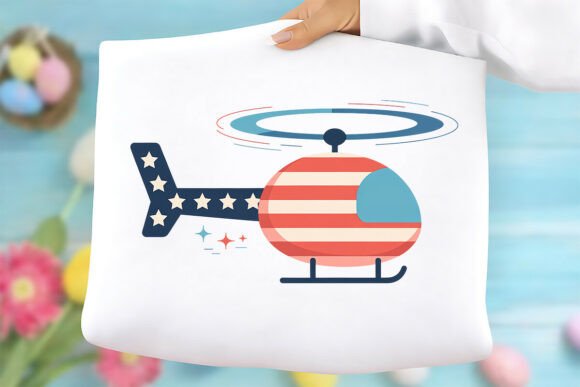 Patriotic Helicopter PNG: A Versatile Digital Asset for Creative Projects