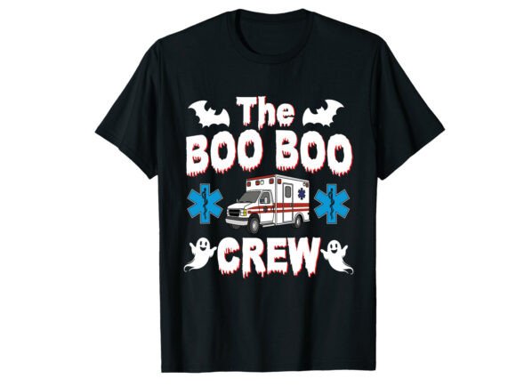 Show Off Your EMT Humor This Halloween with The Boo Boo Crew EMT Paramedic T-Shirt